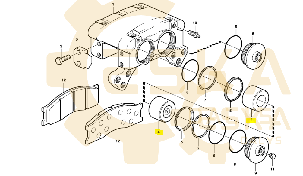 Stabdžių stūmoklis CVA - 6211532 - Vaizdas 5