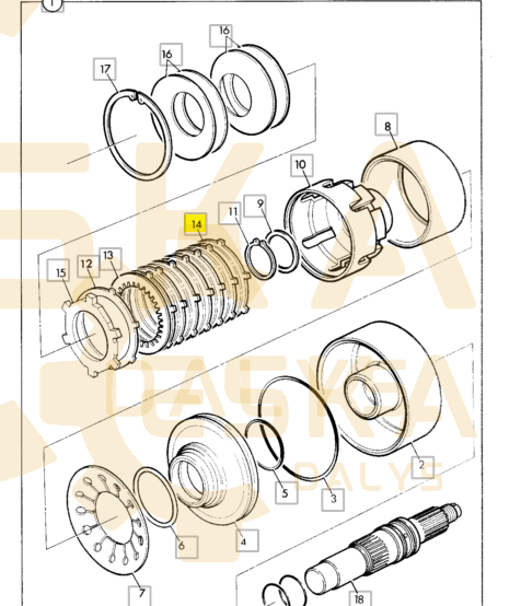 Tarpinis stabdžių diskas CVA - 445/05107 - Image 4