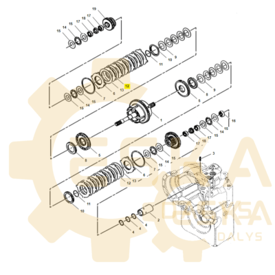 Sankabos diskas CVA - 8I4484