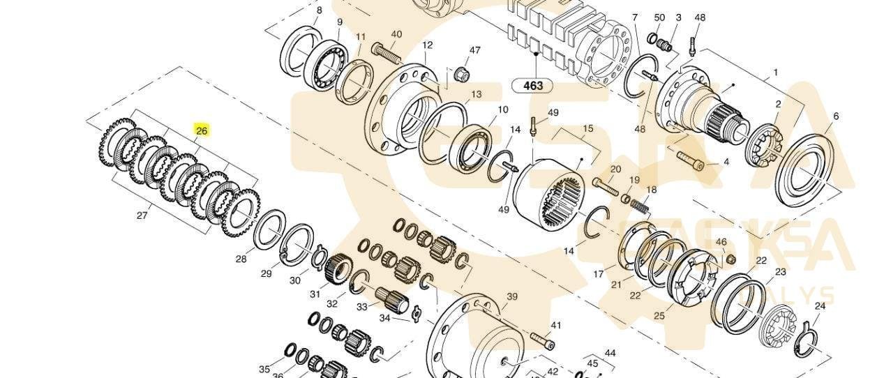 Tarpinis stabdžių diskas CVA - 11705005 - Vaizdas 2