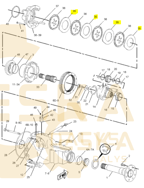 Tarpinis stabdžių diskas CVA - 9R9401 - Image 6