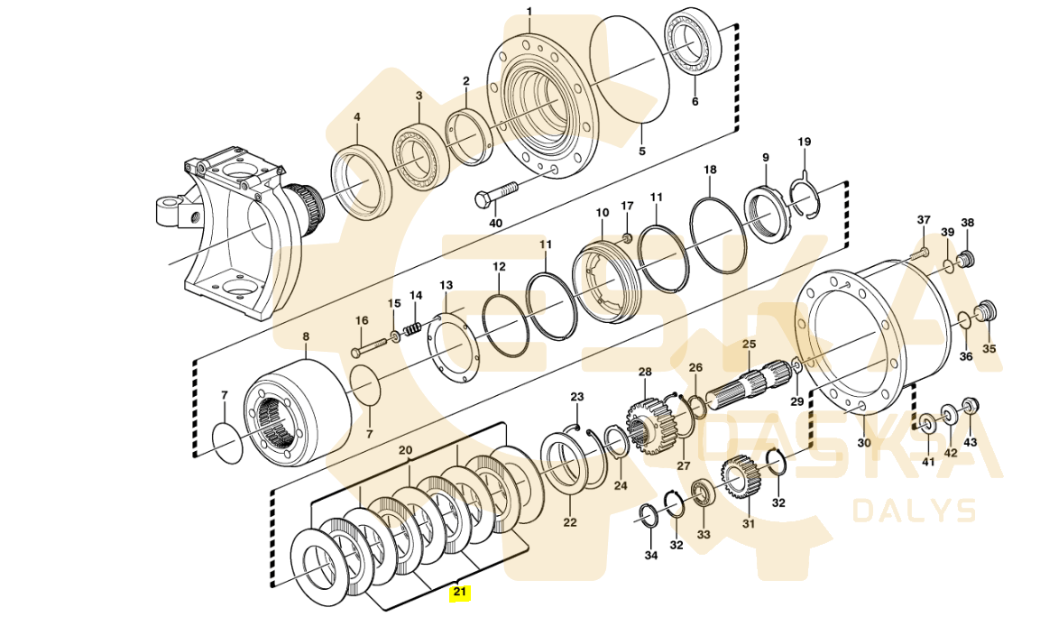 Tarpinis stabdžių diskas CVA - 11705008 - Vaizdas 3