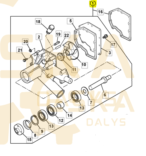 Vandens pompa - 02/801045 - Image 2