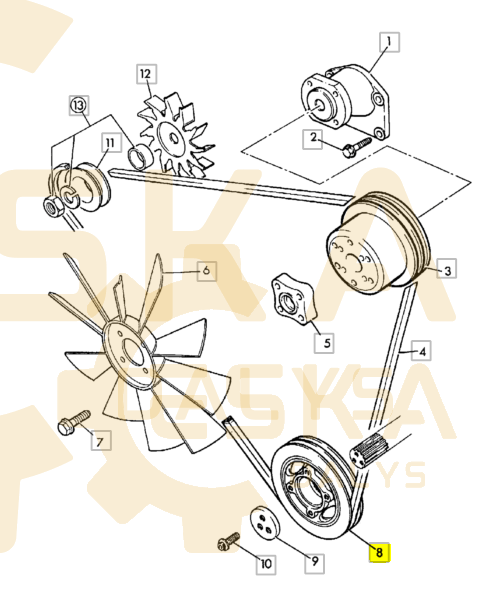 Alkūninio veleno skriemulys - 02/200018 - Afbeelding 3