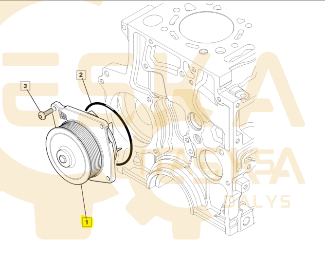 Vandens pompa CVA - 320/04542 - Image 4