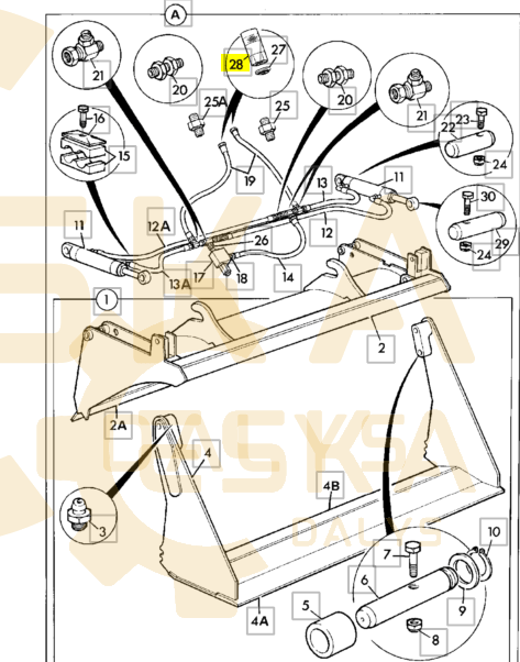 Hidraulinė mova 3/8 OEM - 45/910600 - Vaizdas 4