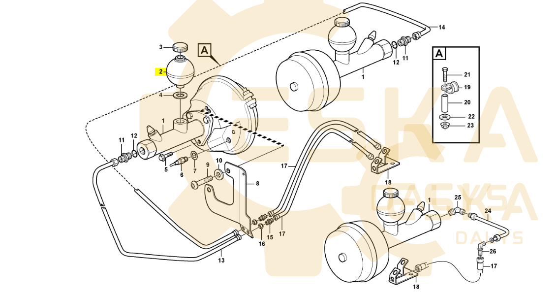 Stabdžių skysčio bakelis - 11063047 - Vaizdas 2
