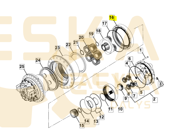 Vidinis dantratis - 332/H3926 - Vaizdas 4