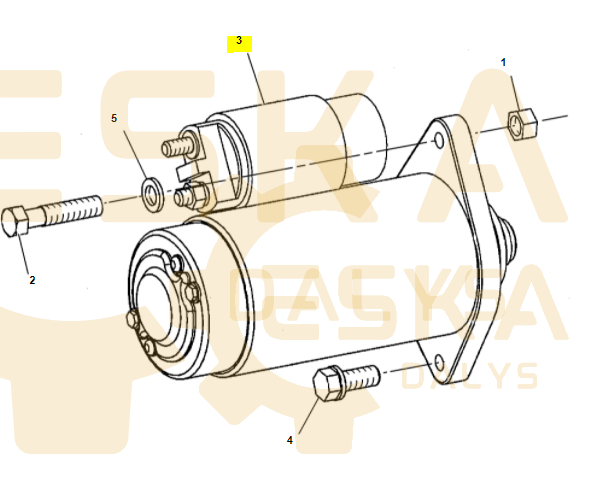 Starteris 12V CVA - 1992334 - Image 5