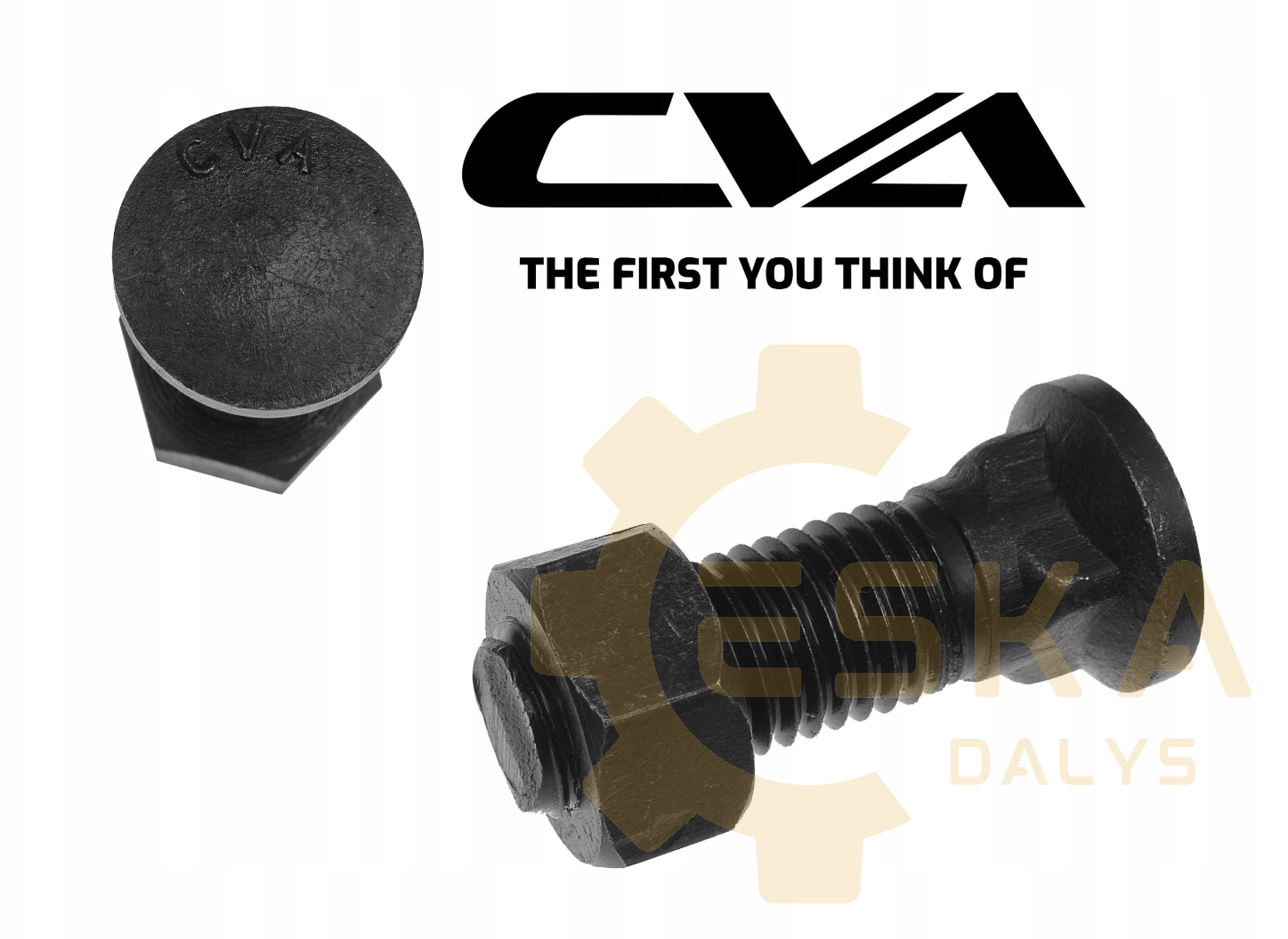 Bolt + nut tooth 2J3506 CVA - 5J4773