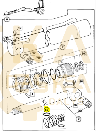 Seal kit CVA - 332/E8224