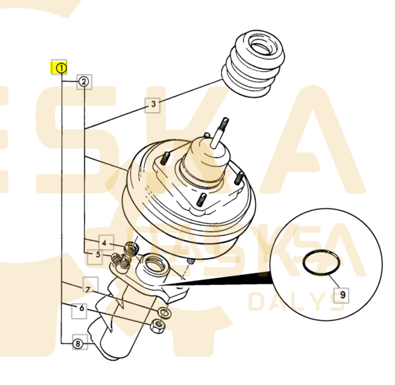 Stabdžių stiprintuvas CVA - 15/920388 - Vaizdas 5