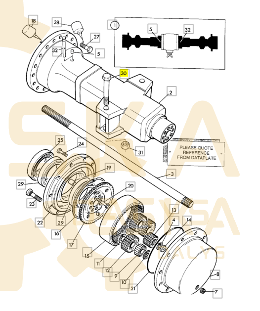 Varžtas su veržle - 826/01206 - Image 2