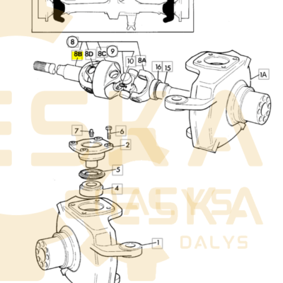 Varantysis pusašis CVA - 914/86204