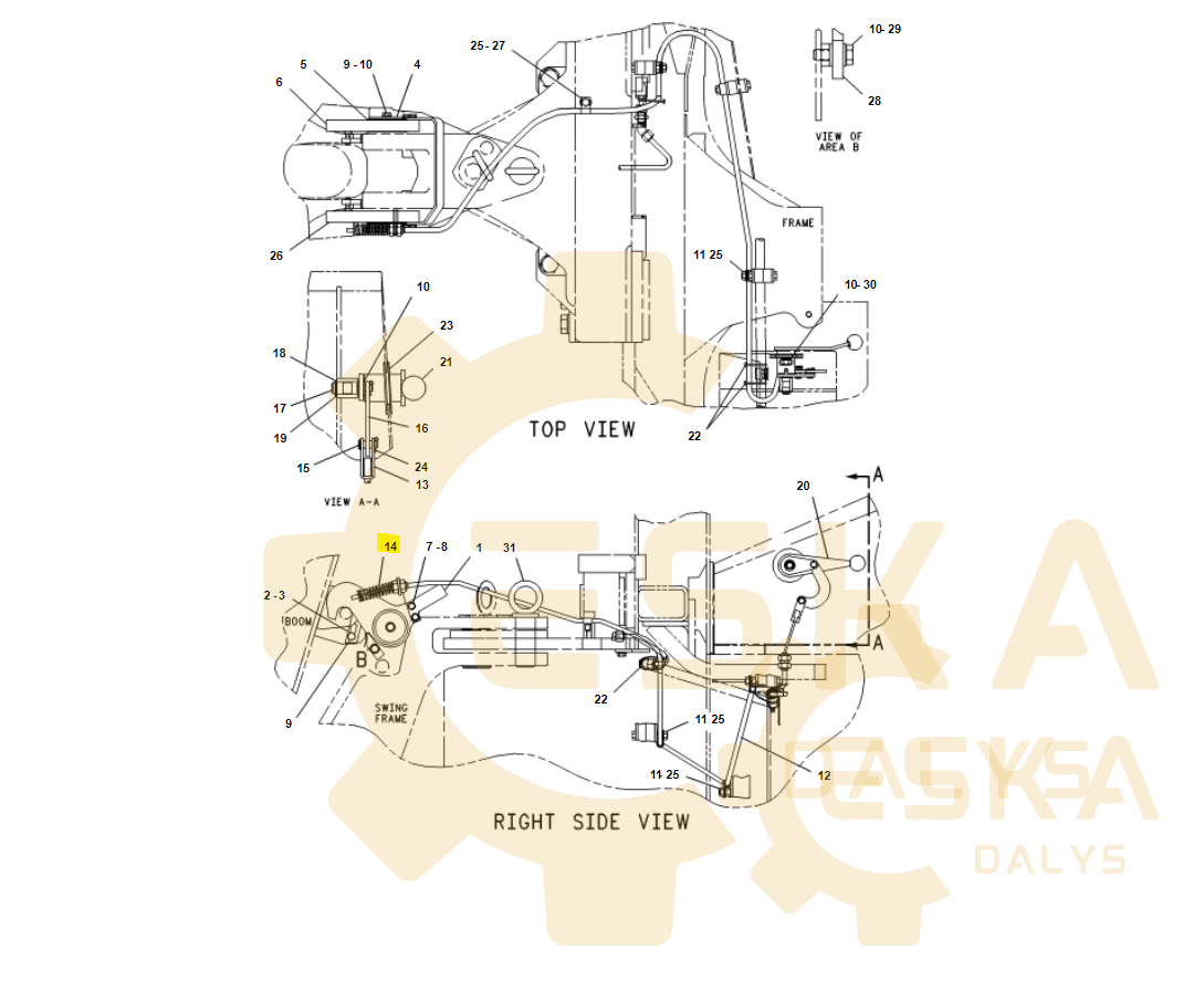 Spyruoklė, strelės blokavimui - 1014017 - Afbeelding 2