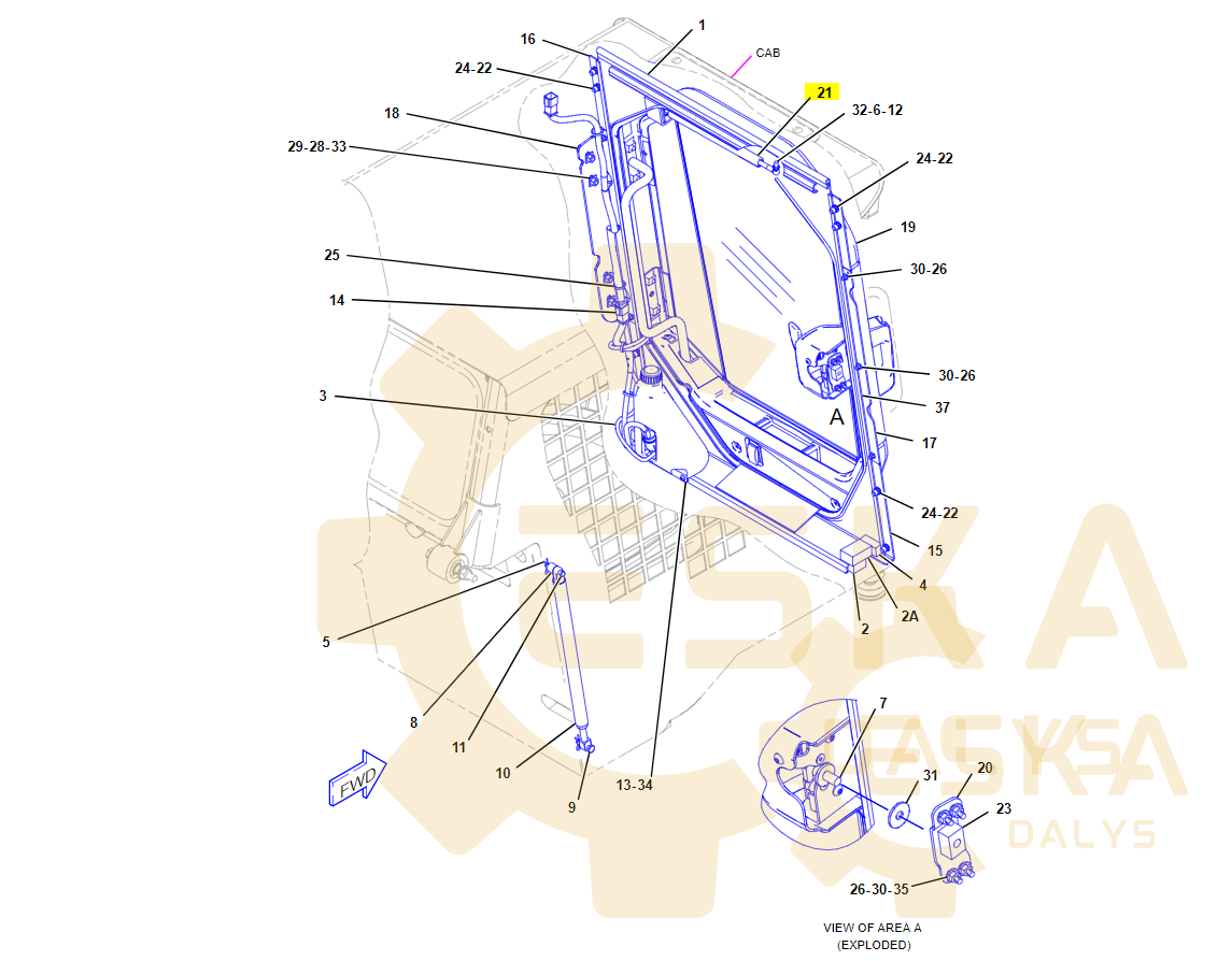 Dujinis amortizatorius CVA - 2303214 - Vaizdas 2