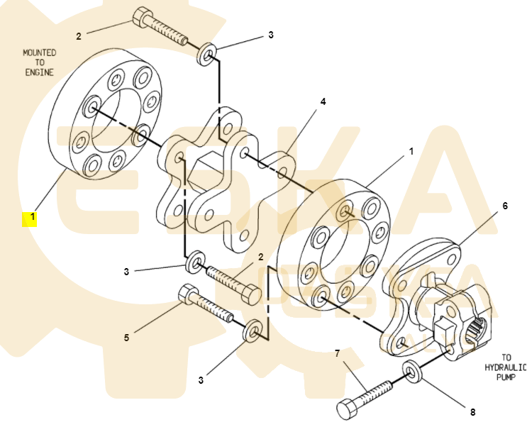 Hidraulino siurblio sankaba - 9R0080 - Image 3