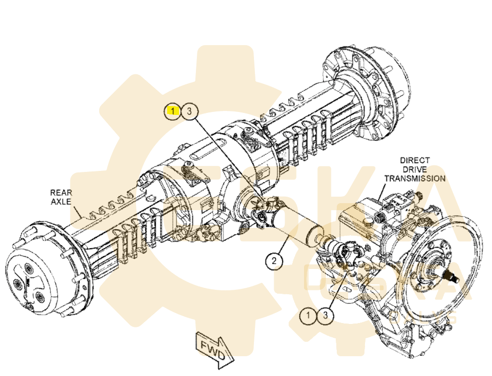 Kryžmės laikiklis - 5V2545 - Image 2