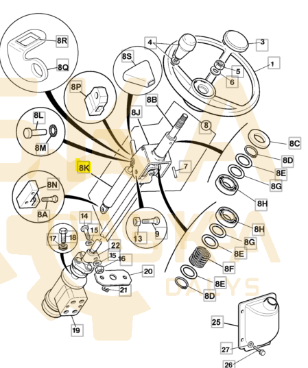 Dujinio amortizatoriaus komplektas NX - 998/10830 – Image 3