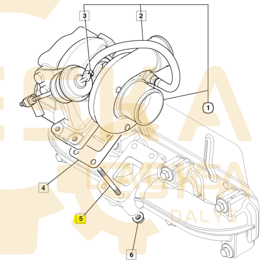 Smeigė su veržle 320/06008 NX - 320/06007 - Image 3