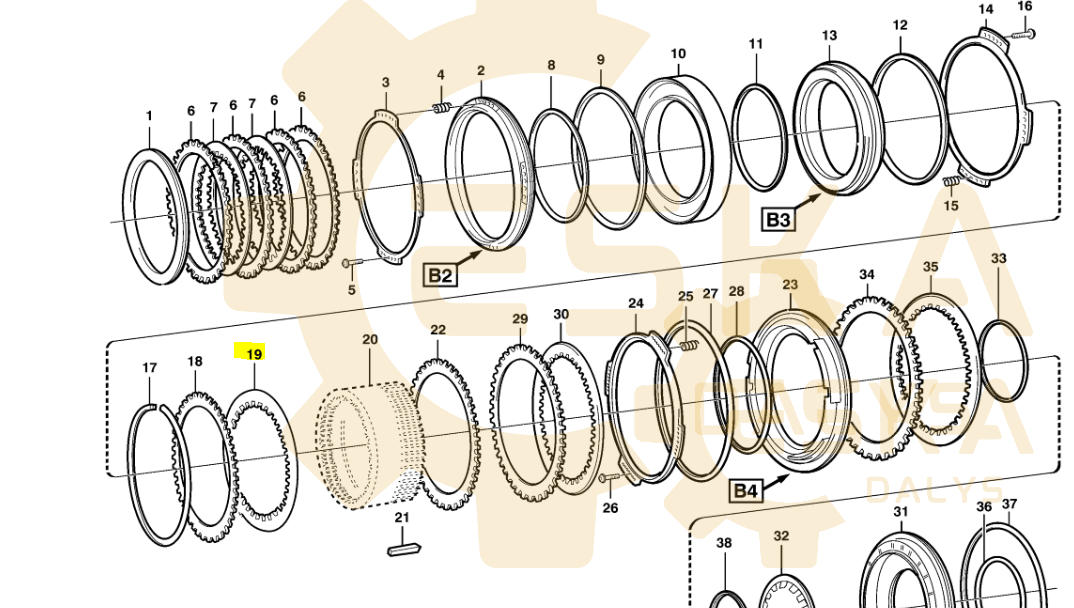 Frikcinis stabdžių diskas CVA - 11038723 - Vaizdas 2