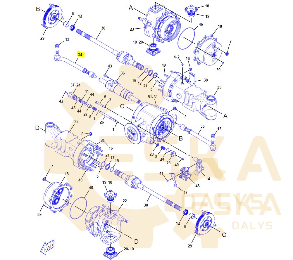 Vairo traukė (kairė) CVA - 2385236 - Vaizdas 3