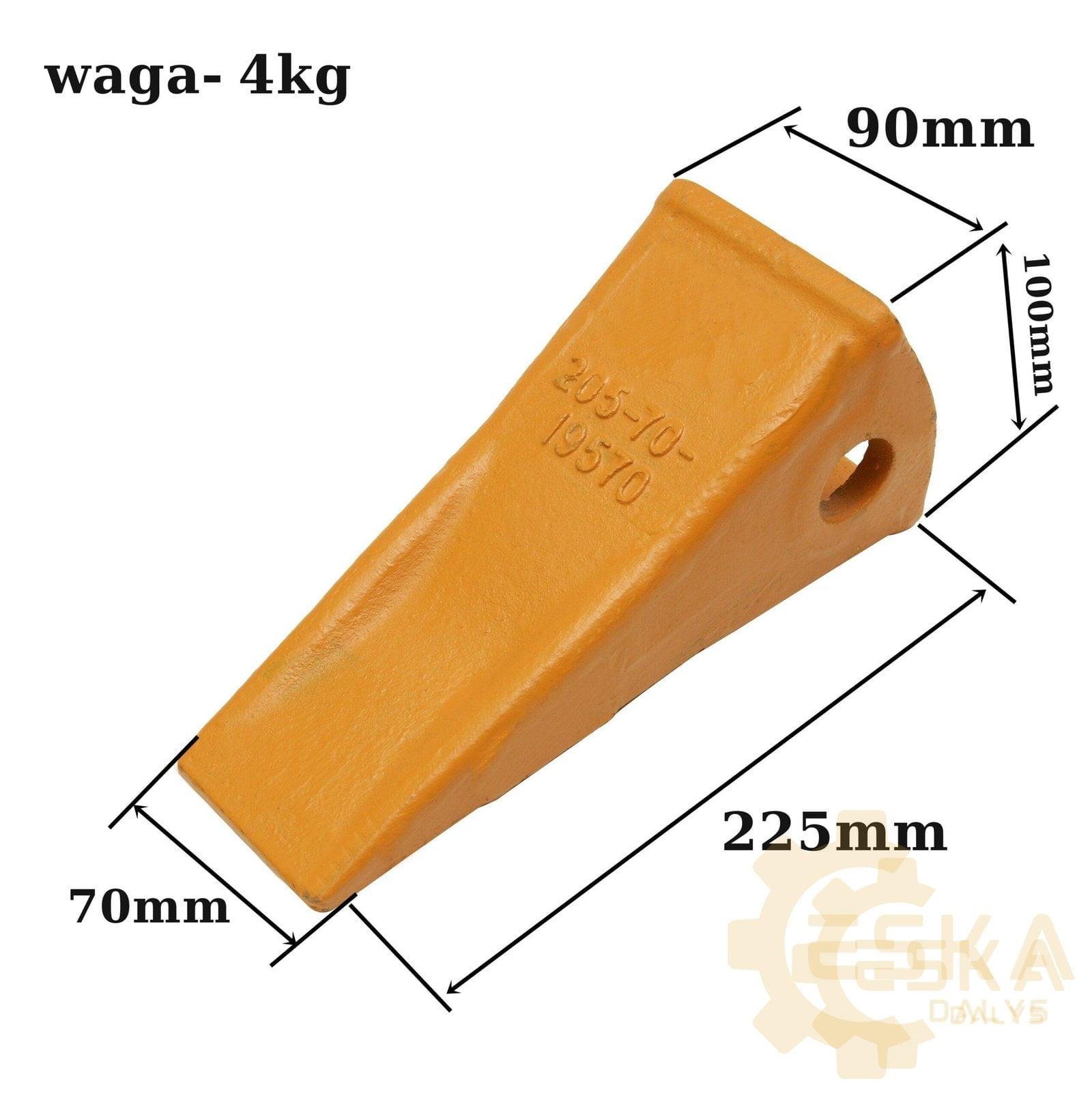 Schaufelzahn (lang) PC150-240; 3,70 kg - 205-70-19570