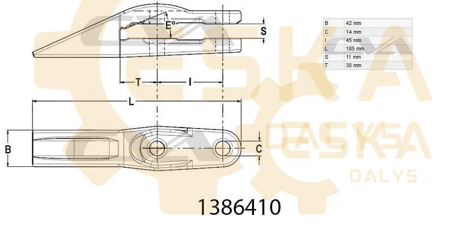 Kaušo dantis 1,10KG - 1386410 - Vaizdas 4