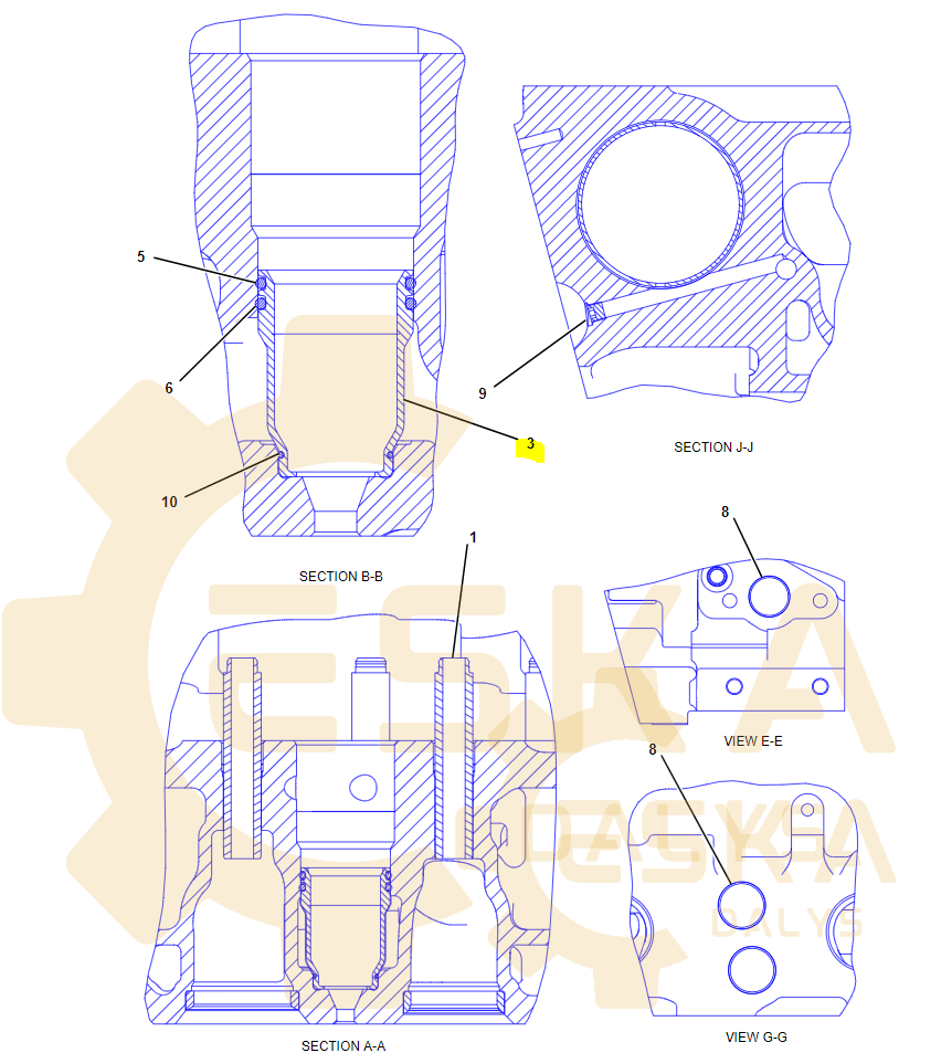 Inžektoriaus įvorė CAT - 2274239 - Vaizdas 3