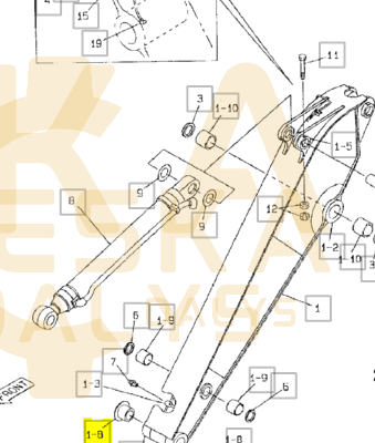 Įvorė su flanšu - JSV0350