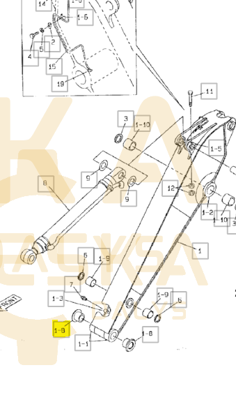 Įvorė su flanšu - JSV0350