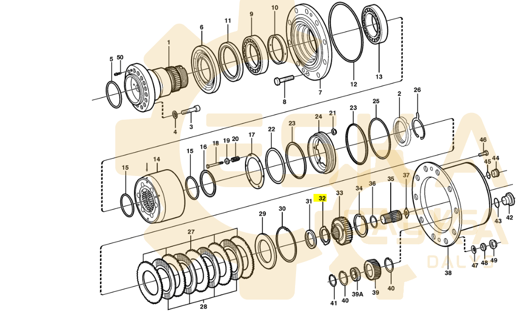 Poveržlė OEM - 11705011