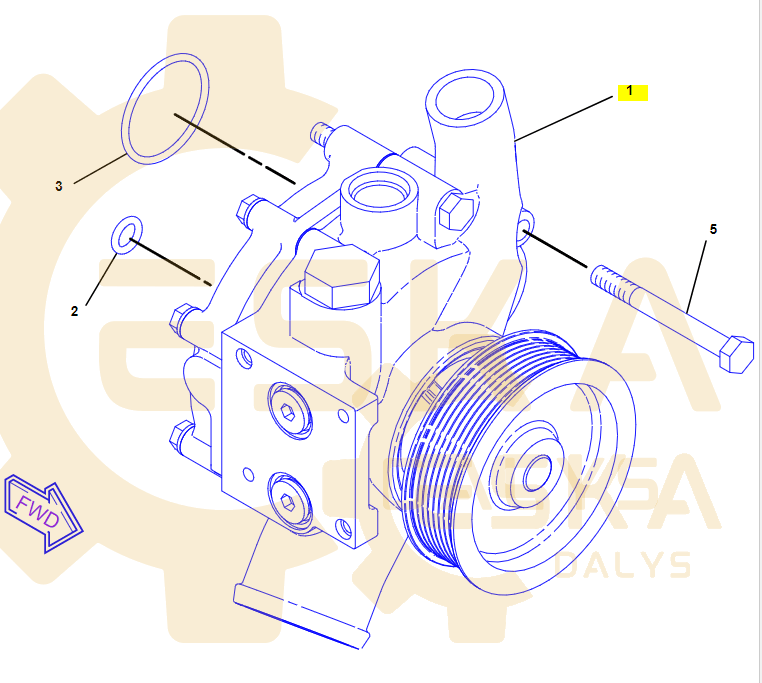 Vandens pompa CVA - 2194452 - Vaizdas 3