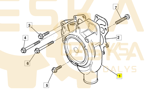 Vandens pompa OEM - 332/H0895 - Image 2
