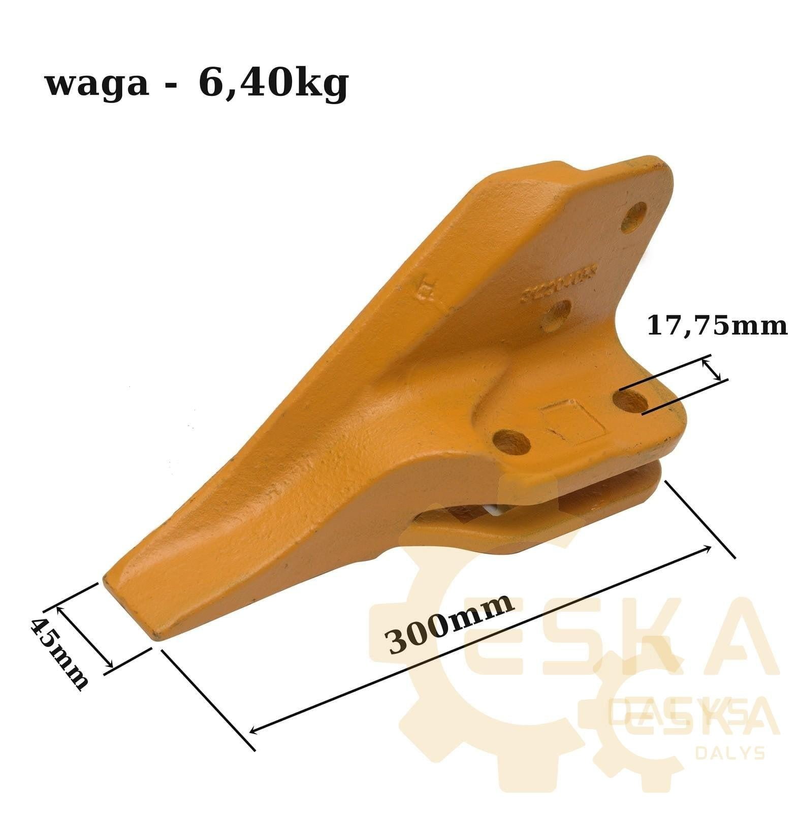 Kaušo dantis, dešinysis (L) 6,40KG - 312204053 - Kuva 2