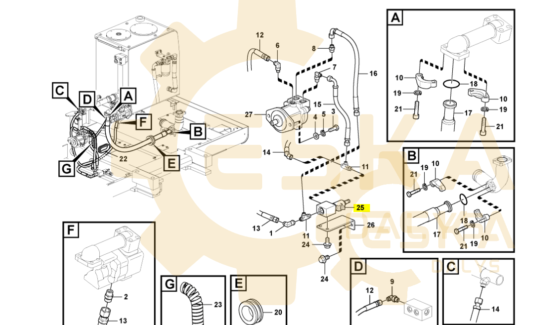 Elektromagnetinis vožtuvas VOLVO - 14616530 - Afbeelding 4