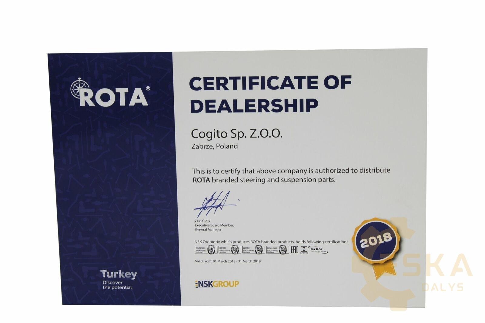 Vairo traukė ROTA - 458/10612. - Vaizdas 3