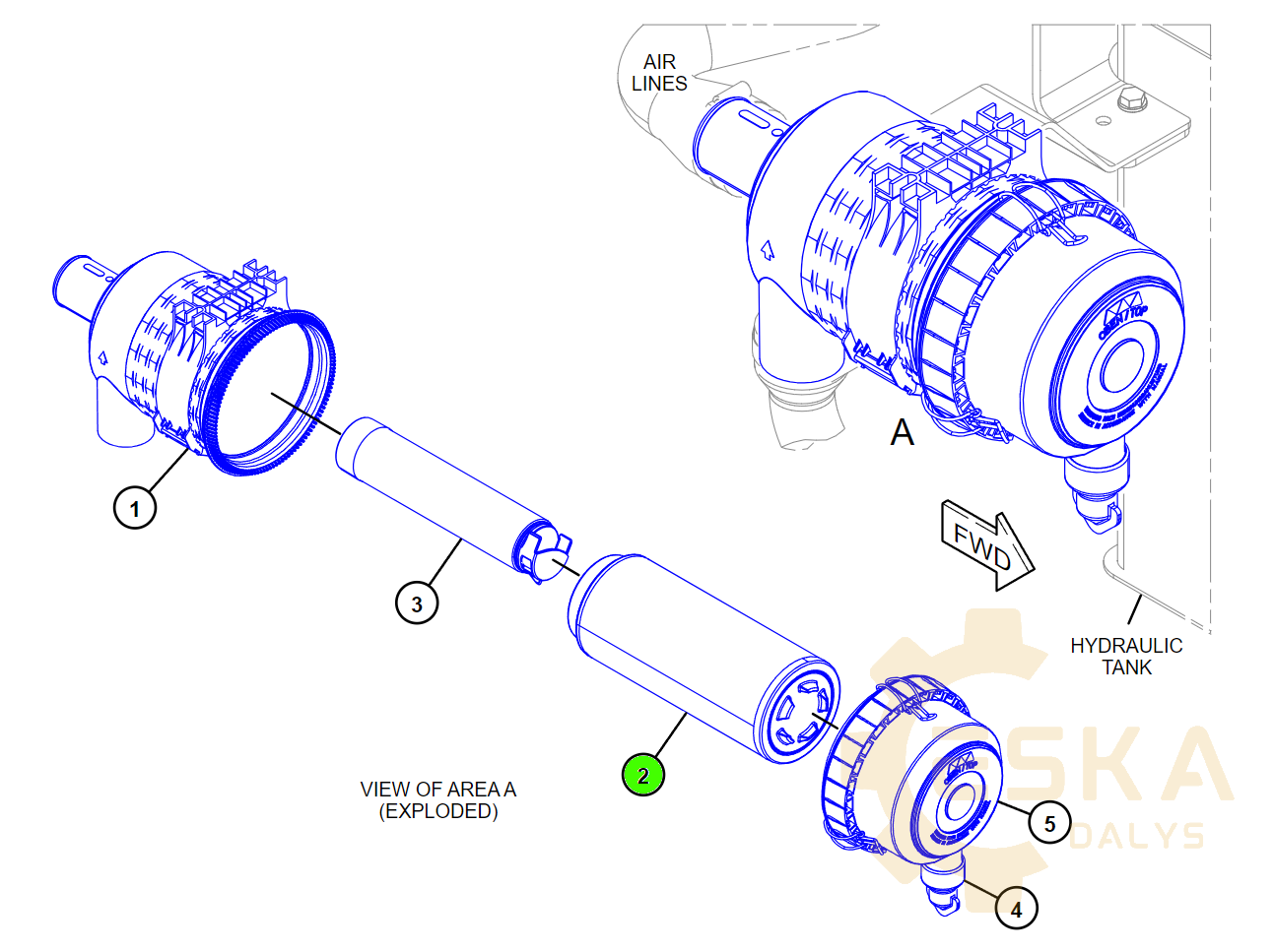 CAT oro filtras CVA - 4152592 - Vaizdas 3