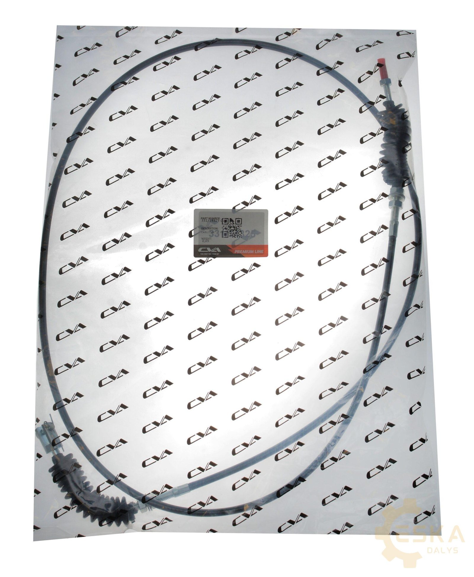 JCB akseleratoriaus trosas CVA - 331/14325 - Vaizdas 2