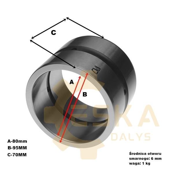 CAT kaušo įvorė CVA - 2402912 - Vaizdas 2
