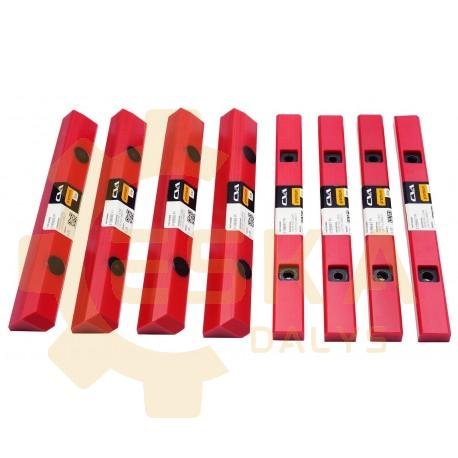 Strelės slydimo plokštelių LONG LIFE kompl. CAT Ekskavatoriui krautuvui